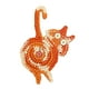 thumbnail image 2 of Bonito Posavasos Para Bebidas De Café Y Té, Posavasos Para Bebidas De Mesa, Decoración Naranja, 2 of 5