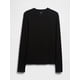thumbnail image 5 of Top GAP para mujer, manga larga, color negro acanalado, talla XXL, 5 of 5
