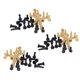 thumbnail image 2 of 96 piezas de ajedrez de 2 pulgadas de plástico solo juego de mesa corrector peones accesorios, 2 of 5