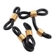 thumbnail image 2 of 50 Uds Extremos Para Gafas, Soporte Para Gafas, Cadena De Reparación, Extremos De Lazo, Negro, Dorado, 2 of 5