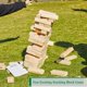 thumbnail image 5 of Juego de apilar bloques de madera Giant Tumble Tower Olsa de 57 piezas, 5 of 7