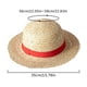 thumbnail image 1 of One Piece Inspired Straw Summer Hat, One Piece Cosplay Costume Hat Accessory, 1 of 3