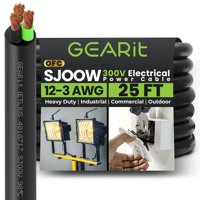Cable De Alimentación Gearit 12 Awg 3 Conductores 7,5 M 300V