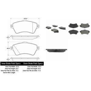 Pastillas Freno Para Auto Allied Nippon Adb0873