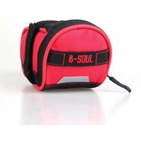 Defensor - Bolso Estuche Impermeable Para Bicicletas, Se Une Al Sillín. Color Rojo