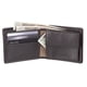 thumbnail image 5 of Billetera Guess de piel delgada con doble pliegue para hombre, color marrón, bloqueo RFID, 5 of 6