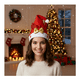 thumbnail image 1 of Gorro Navidad Reno Terciopelo Accesorio Navidad 2025, 1 of 4