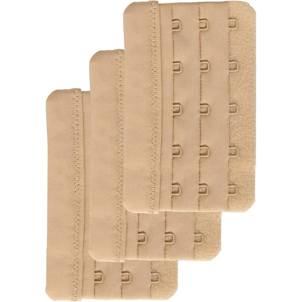 Extensor de sujetador para mujer, 5 ganchos, talla grande, paquete de 3 unidades