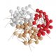thumbnail image 4 of 100pcs Bayas artificiales Espuma Fiesta de Navidad Decoración para el hogar Suministros DIY Craft, 4 of 5