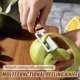 thumbnail image 4 of Pelador verduras 2 pack abridor botellas mango madera acero inoxidable, 4 of 7