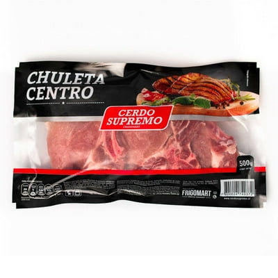 Chuleta De Cerdo Centro 500 G Cerdo Supremo