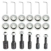 Ioensy - 6 Piezas De Biela De Pulido Para Rueda De Cepillo De Alambre Rueda De Pelo