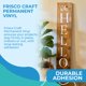 thumbnail image 5 of Rollo de Vinilo Frisco Craft 30 cm x 9 m Blanco Mate, 5 of 9