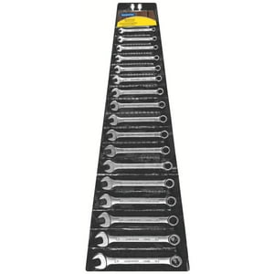 Juego De Llaves Combinadas 17 Piezas Tramontina Master Amarillo