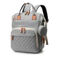 Riqui - Bolso Mochila Maternal Gris