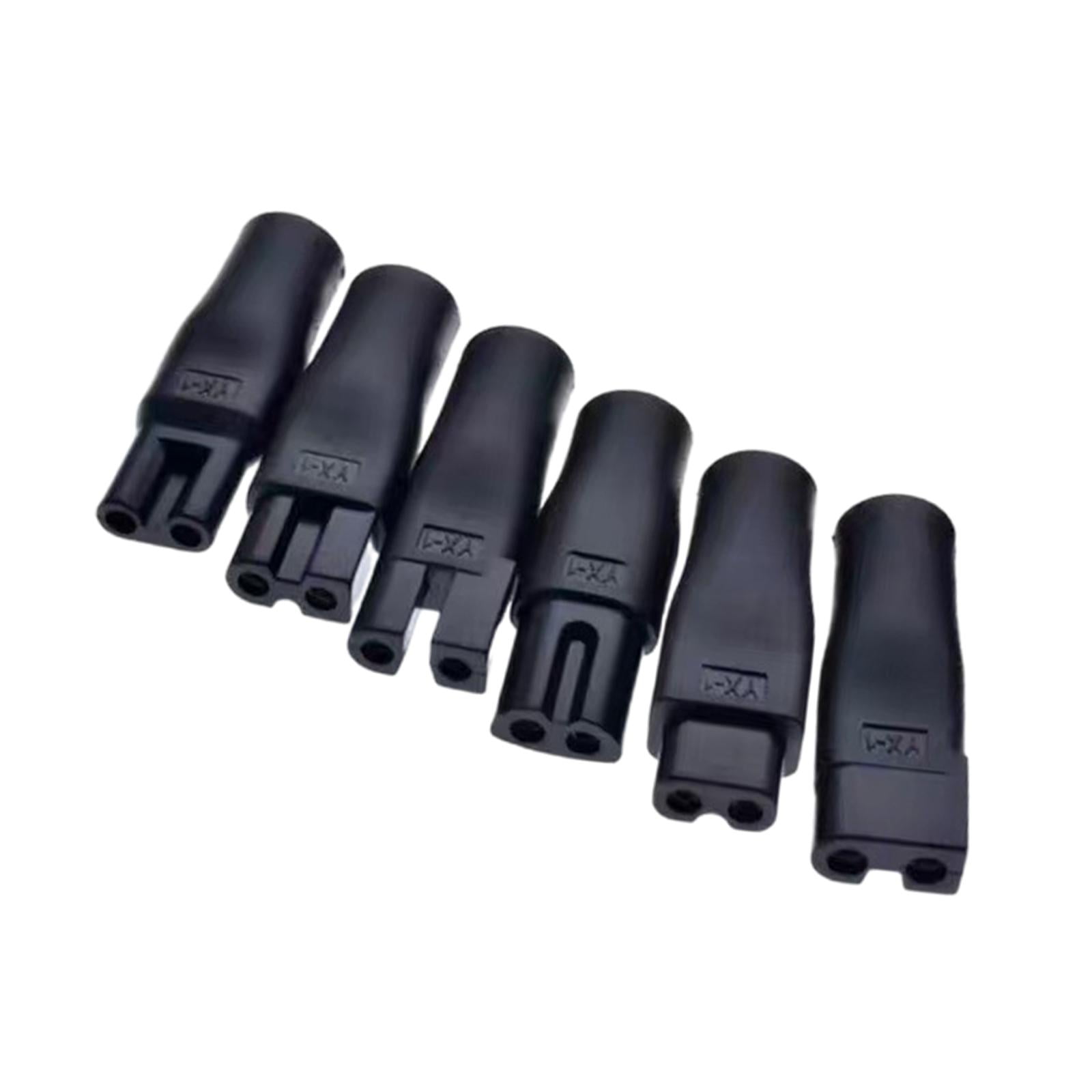 Magideal - Conector Convertidor De Carga Para Afeitadora, Adaptador Usb, Adaptador De Repuesto Universal Para Instrumentos De Belleza, Cortapelos, Lámparas De 6 Piezas