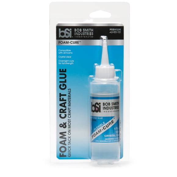 Pegamento para manualidades Bob Smith Industries BSI-142, transparente, curado en espuma, 120 ml