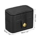 thumbnail image 2 of Caja de Anillos de Terciopelo Uxcell, Caja de Anillos de Viaje con 4 Ranuras, Soporte de Joyas Portátil, Mini Estuche de Joyas para Anillos, Negro, 2 of 6