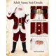 thumbnail image 5 of Disfraz de Santa Claus Ahititi 11 piezas Adulto XL Rojo, 5 of 7
