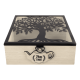 thumbnail image 2 of Caja de té árbol metal 4 divisiones 20x8cm, 2 of 3