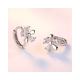 thumbnail image 3 of Aros De Flor Con Circones Baño Plata 925, 3 of 3