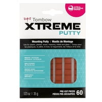 Masilla De Montaje Tombow 62133 Xtreme Extraíble Para Interiores Y Exteriores