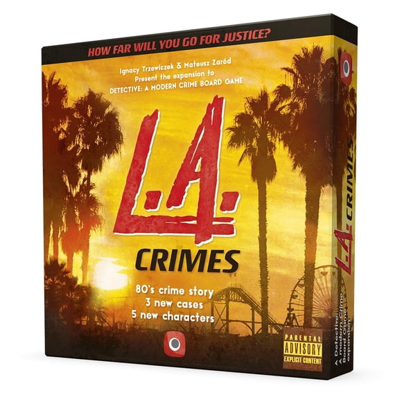 Juego de mesa de campaña de expansión Detective L.A. Crimes
