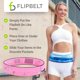 thumbnail image 5 of Riñonera FlipBelt ZipBelt X-Small Girly Pop Pink, 5 of 6