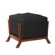 thumbnail image 1 of Pouf Marsella Pu Negro, 1 of 3