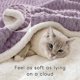 thumbnail image 3 of Manta polar Sherpa Gracelife, 200 x 230 cm, color morado, 3 of 9