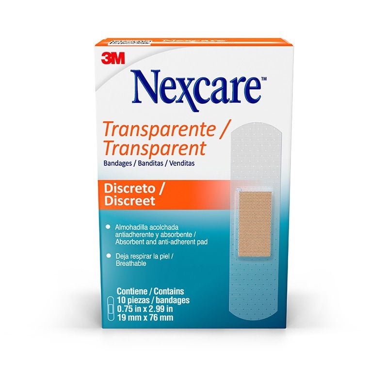 Parche Transparente 10 Un Nexcare
