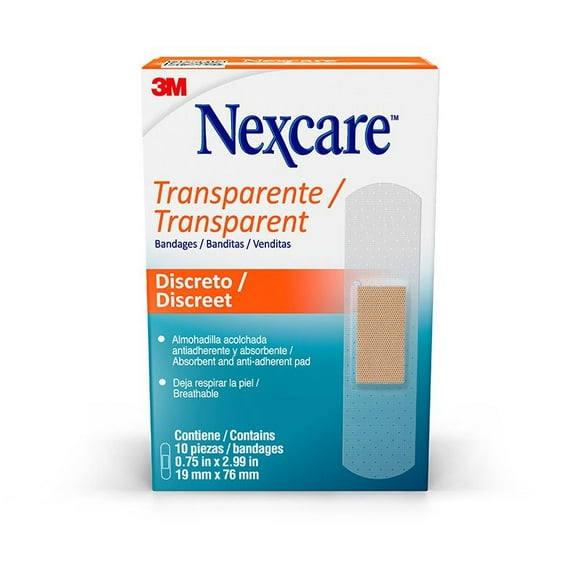 Parche Transparente, 10 Un
