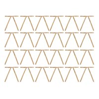 Bothyi - Juego De 24 Lazos Navideños De Terciopelo Para Decoración Navideña, Lazos De Cinta Para Navidad, Adornos Navideños, Color Marrón Claro