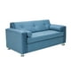 thumbnail image 2 of Sofa Vivo 3c Felpa 12 Azul Petroleo, 2 of 5