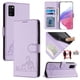thumbnail image 1 of Funda tipo cartera FOXDOCK para Samsung Galaxy A41 con soporte, ranuras, RFID, diseño de gato, 1 of 5