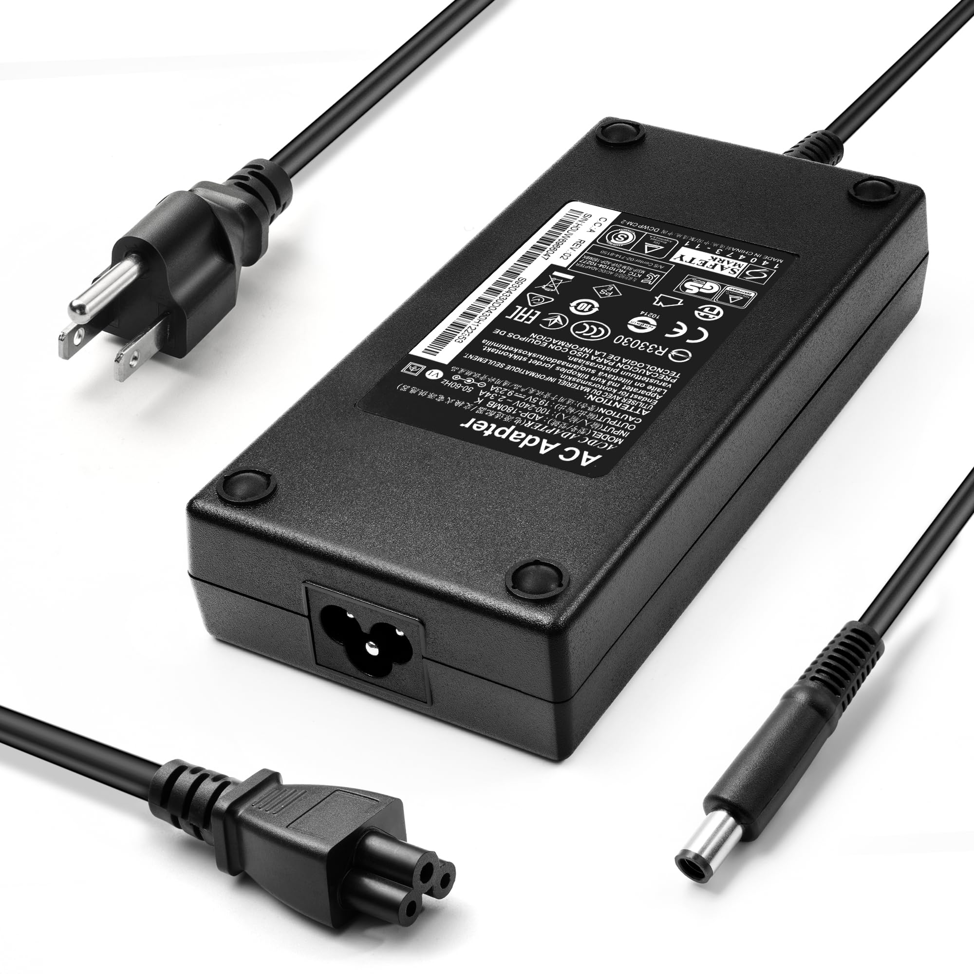 Hnhtkj - Cargador Ac De 180 W, 19,5 V, 9,23 A Para Dell Dock Wd19 Wd22Tb4 K20A001