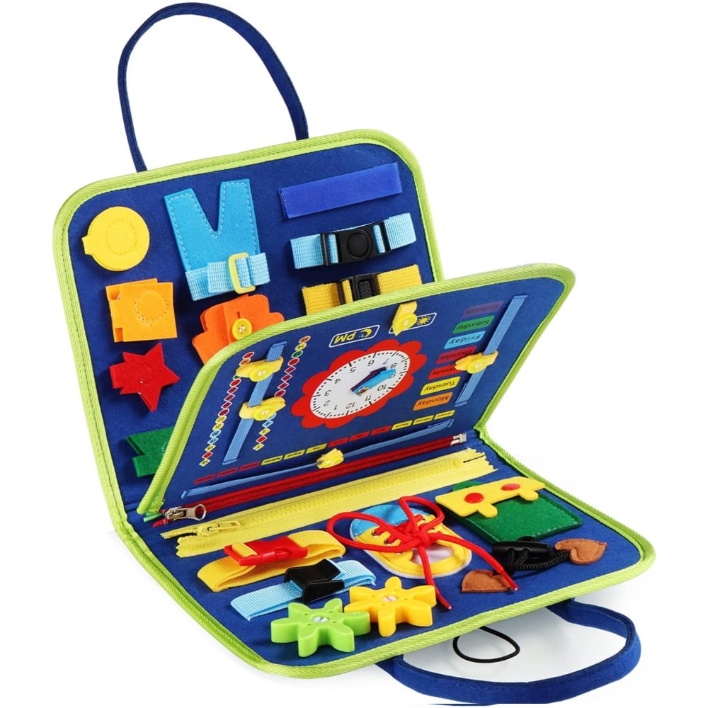 Otuti - Maletin Sensorial Tablero De Actividades Juguete Montessori