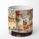 thumbnail image 3 of Vela de soja Caroline's Treasures Norwich Terrier Christmas 300 ml, 3 of 5