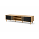 thumbnail image 4 of Rack TV Estilo Nórdico de 32" a 80" madera con negro 180cm, 4 of 9