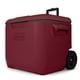 thumbnail image 3 of Hielera Coleman Chiller de 60 qt con ruedas, portátil, color cranberry, 3 of 6