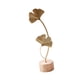 thumbnail image 2 of Escultura de hoja, estatua de hoja de Metal, estatuilla en forma de hoja, artesanía, adorno creativo nórdico, escultura abstracta para mesa, fiesta, h Estilo A, 2 of 5