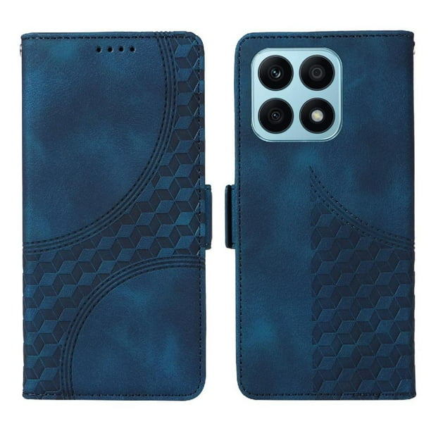 Carcasa FOXDOCK Honor X8A 4G de cuero PU, diseño acolchado clásico, protección contra caídas y rayones