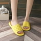 thumbnail image 2 of Comfortable Women's Plaid House Slides - Soft Sole Non-Slip Indoor Slippers for Minimalist Style and Comfort, 2 of 4