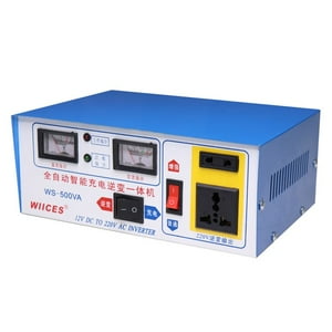 Genérico - Cargador De Batería De 500W Inversor 12V A 220V