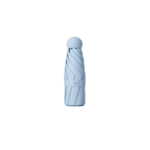 Rayos Uv Mini Paragua De Bolsillo Sombrilla Plegable 8huesos Azul
