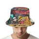 thumbnail image 4 of Gravity Falls Sombrero bucket para adultos, gorra de protección solar, sombrero de pescador plegable para viajes al aire libre, pesca y actividades de verano, 4 of 6