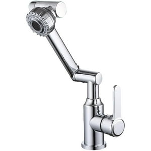 Veat00L - Mezclador Giratorio De 360° Para Lavabo, Brazo Giratorio Libremente Ajustable, Dos Modos De Caño, Control Dual Para Agua Caliente Y Fría