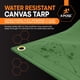 thumbnail image 4 of Lona verde resistente Tarp Xpose Safety de 6 x 8 pies, 10 onzas, 4 of 9