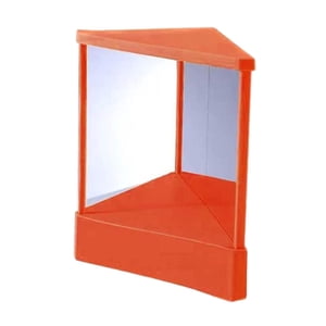 Ioensy - Espejo No Reversible Espejo Cosmético Para Corrección Facial Mesa Sala De Estar L Naranja