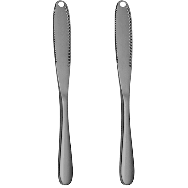 Cuchillo mágico para untar y rizar mantequilla: riza tu mantequilla fácilmente de diferentes maneras